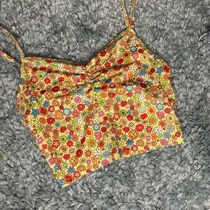 Shein Teen floral tank top